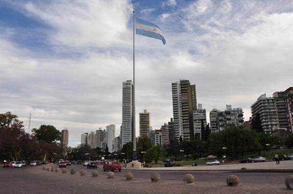 A cidade de Rosário, na Argentina